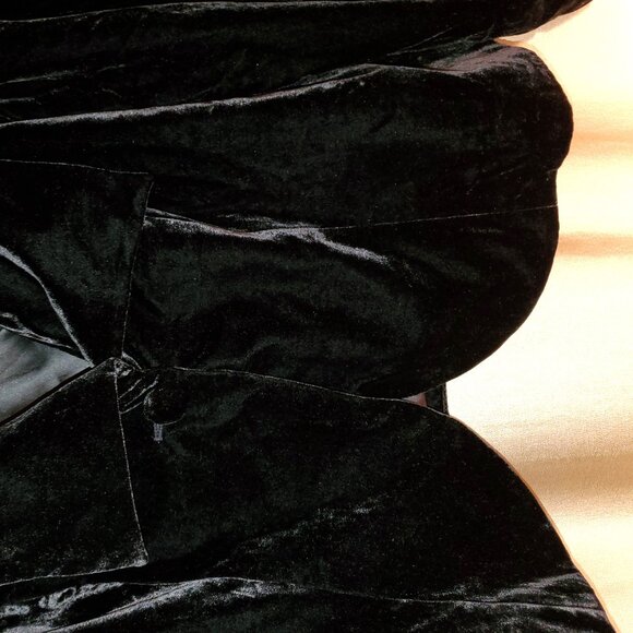 Silk Assets Faux fur waist length coat Black 2X - Picture 4 of 8